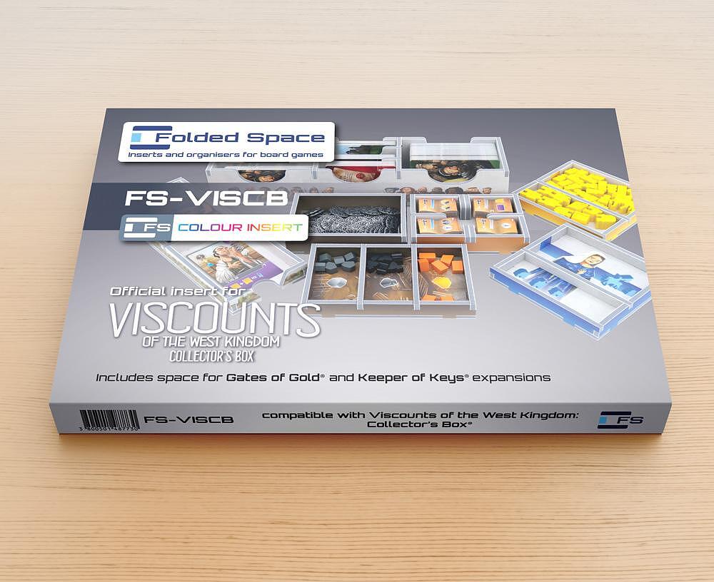 Folded Space - Game Inserts for Viscounts of the West Kingdom Collector's Box - Good Games