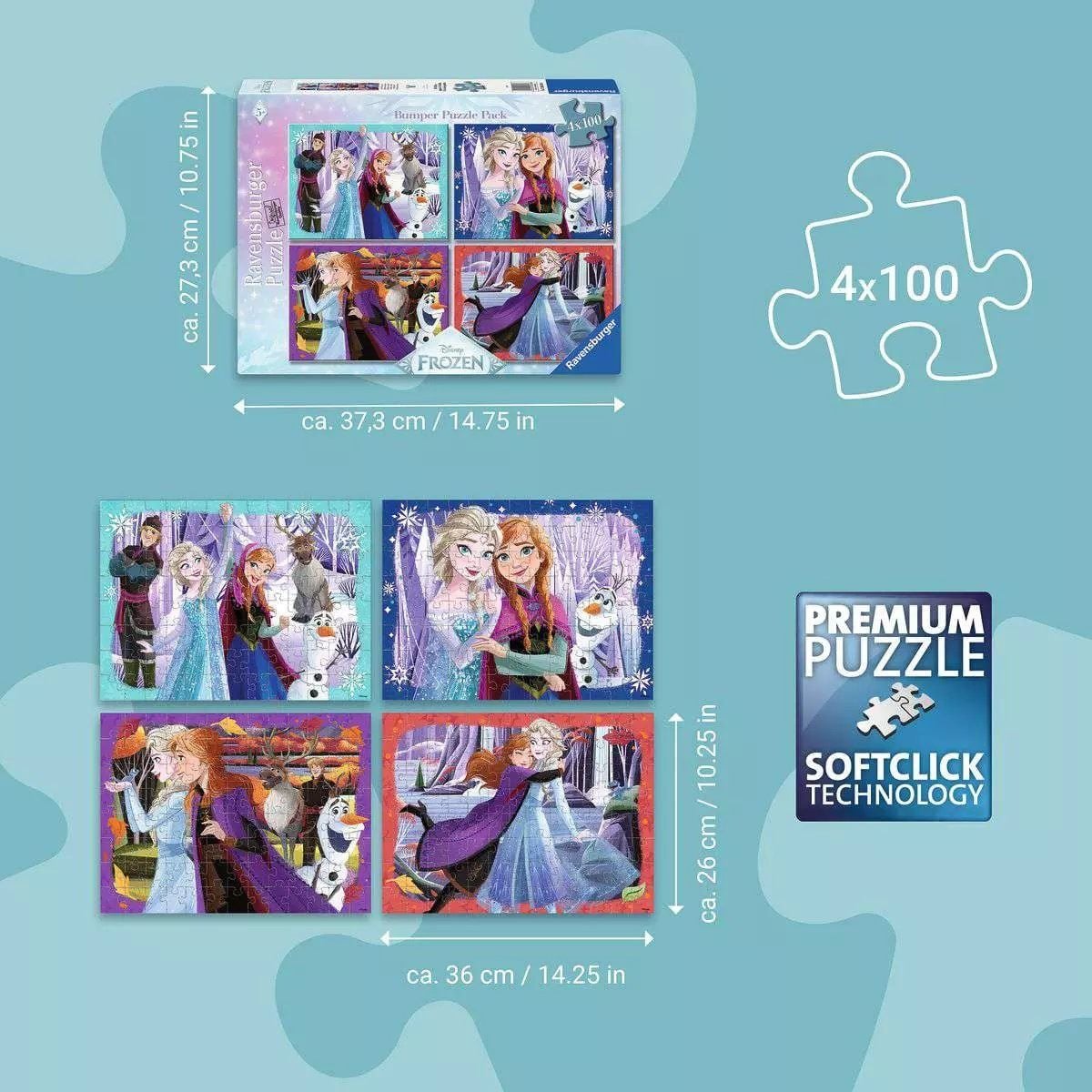 Ravensburger - Magical Spirits 4x100 pieces