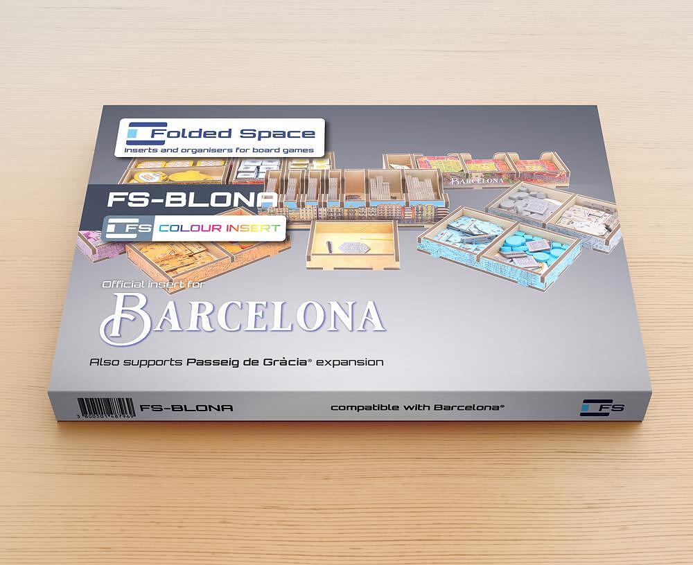 Folded Space - Game Colour Inserts for Barcelona - Good Games