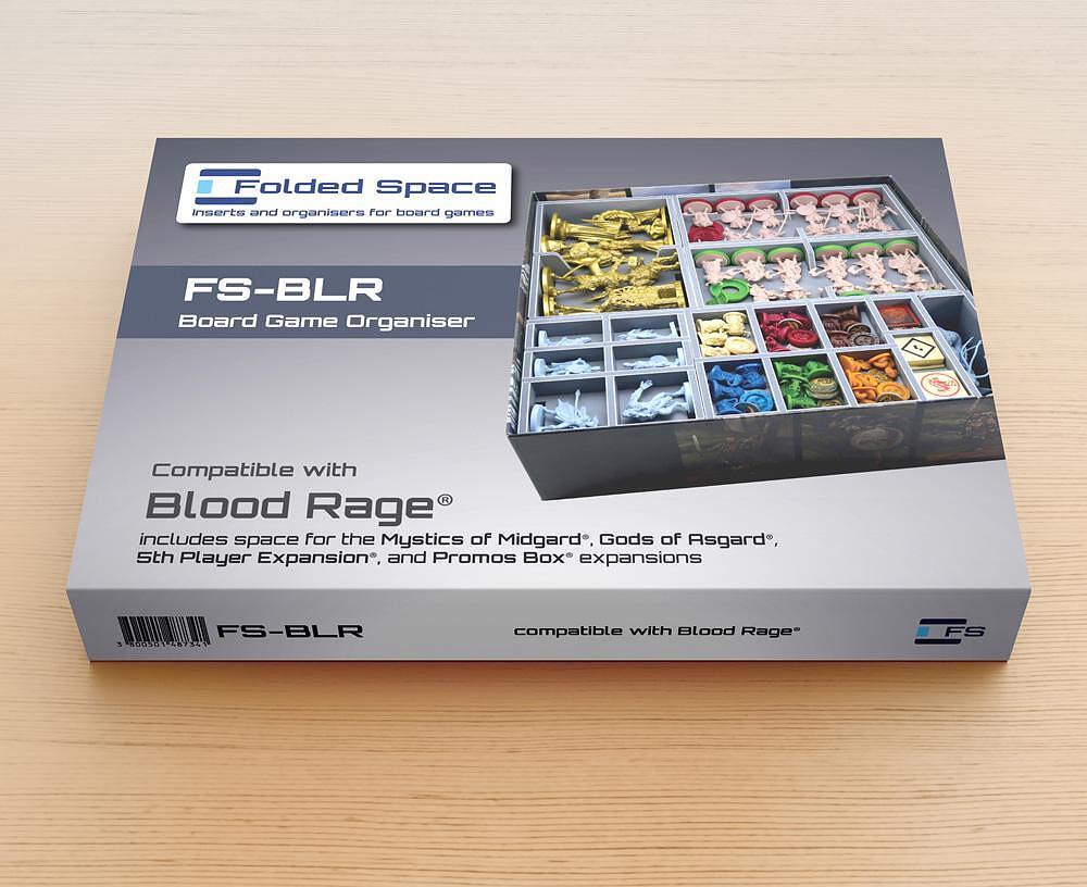 Folded Space game insert box for Blood Rage