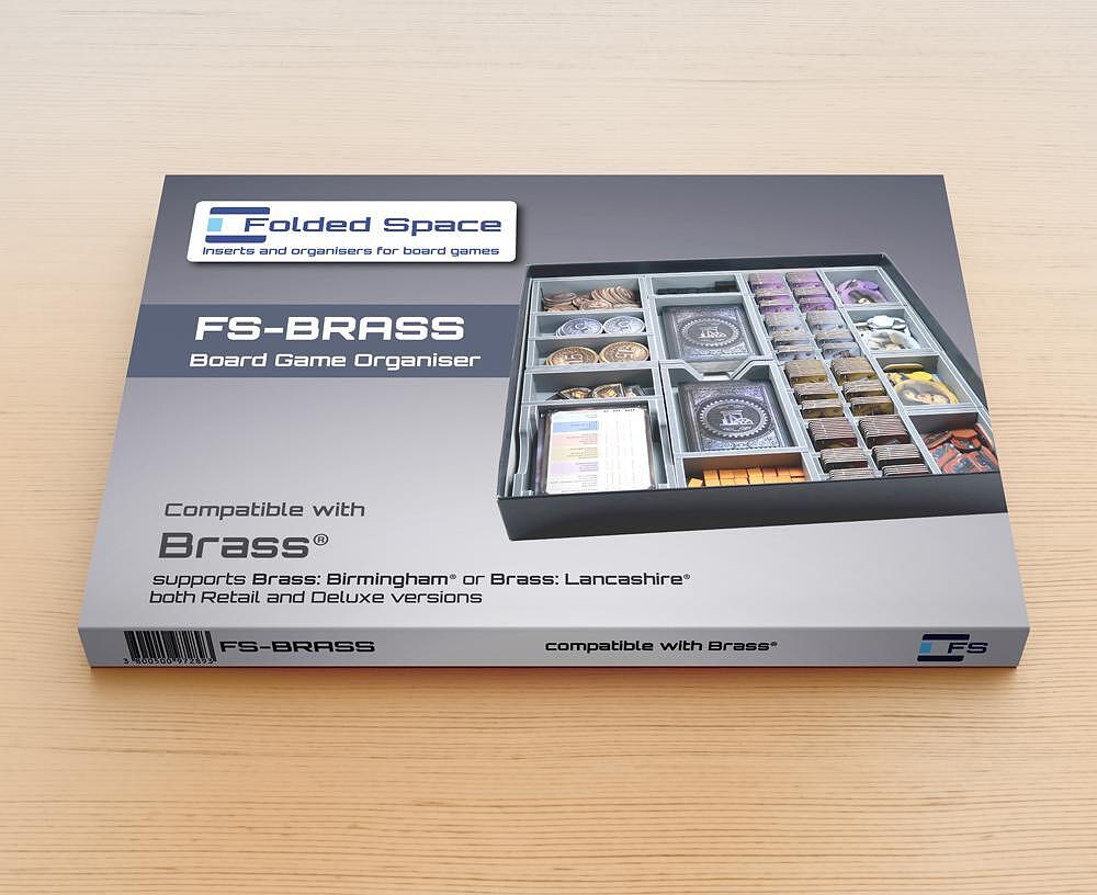 Folded Space - Game Inserts for Brass Birmingham and Brass Lancashire - Good Games