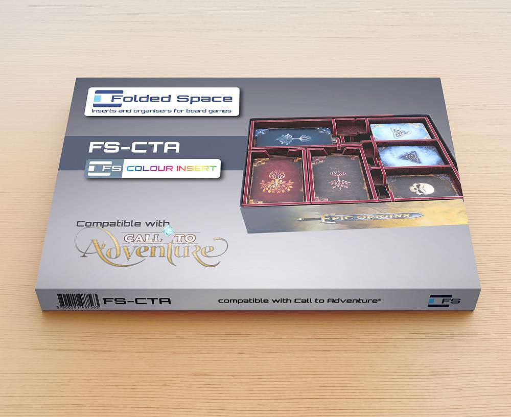 Black modular organizer insert for board game components