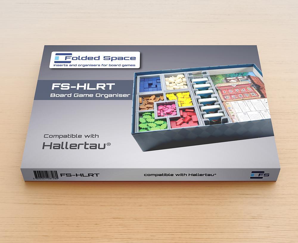 Folded Space FS-HLRT Hallertau board game organiser in black box