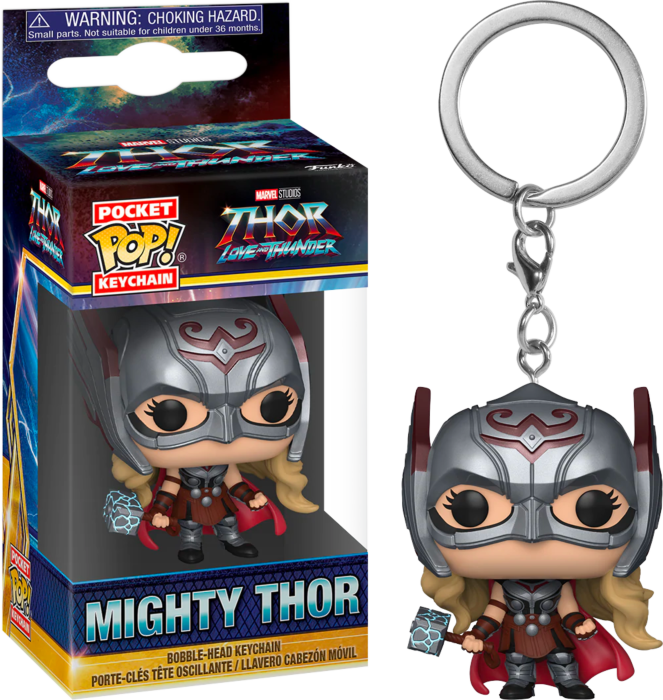 Thor 4: Love and Thunder - Mighty Thor Pocket Pop! Keychain - Good Games