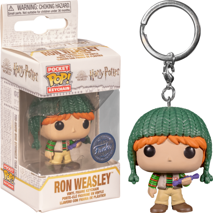Harry Potter - Ron Holiday Pop! Keychain - Good Games