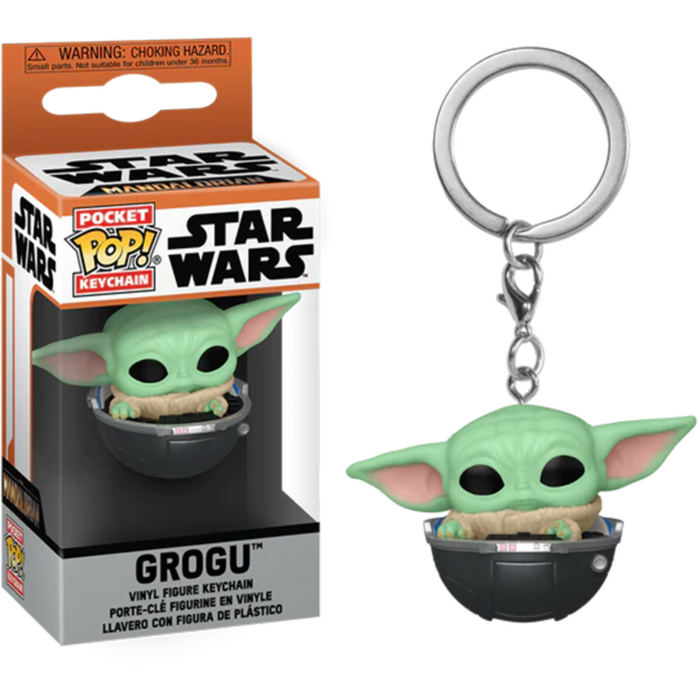 Star Wars: Mandalorian - Grogu In Pram Pop! Keychain - Good Games