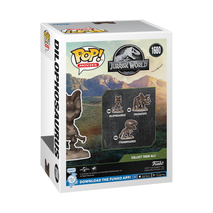 Jurassic Park - Dilophoaurus Fossil Pop! - Good Games