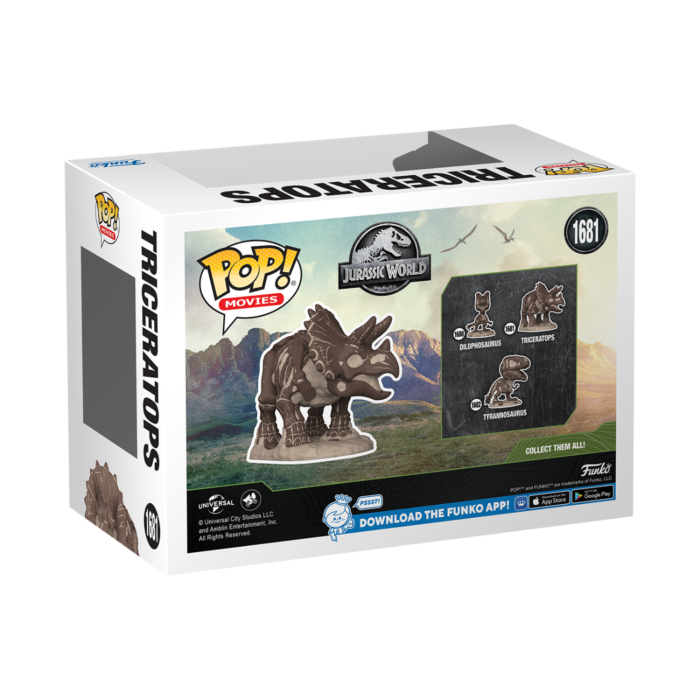 Jurassic Park - Triceratops Fossil Pop! - Good Games