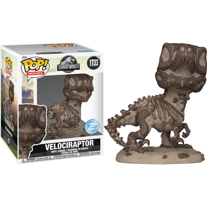 Jurassic Park - Velociraptor Fossil US Exclusive 6 Pop! Vinyl - Good Games