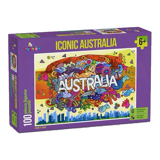 Funbox - Iconic Australia - 100 Piece Jigsaw - Good Games