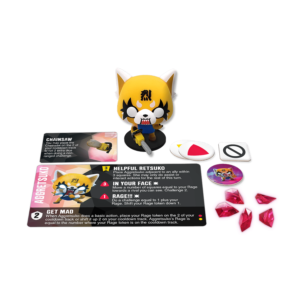 Funkoverse Aggretsuko 100 1pk Strategy Board Game - Good Games
