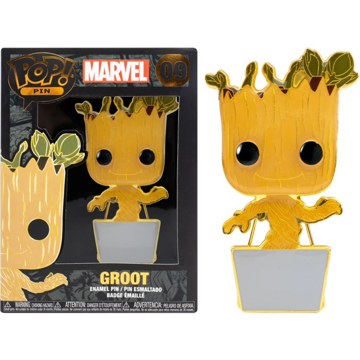 Guardians of the Galaxy 2 - Baby Groot 4 Pop! Enamel Pin - Good Games