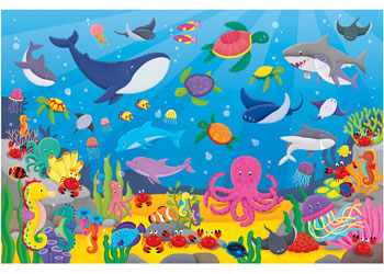 Galt - Counting Creatures Giant Floor Puzzle 30 Pieces