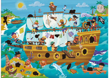 Galt - Pirate Ship Puzzle