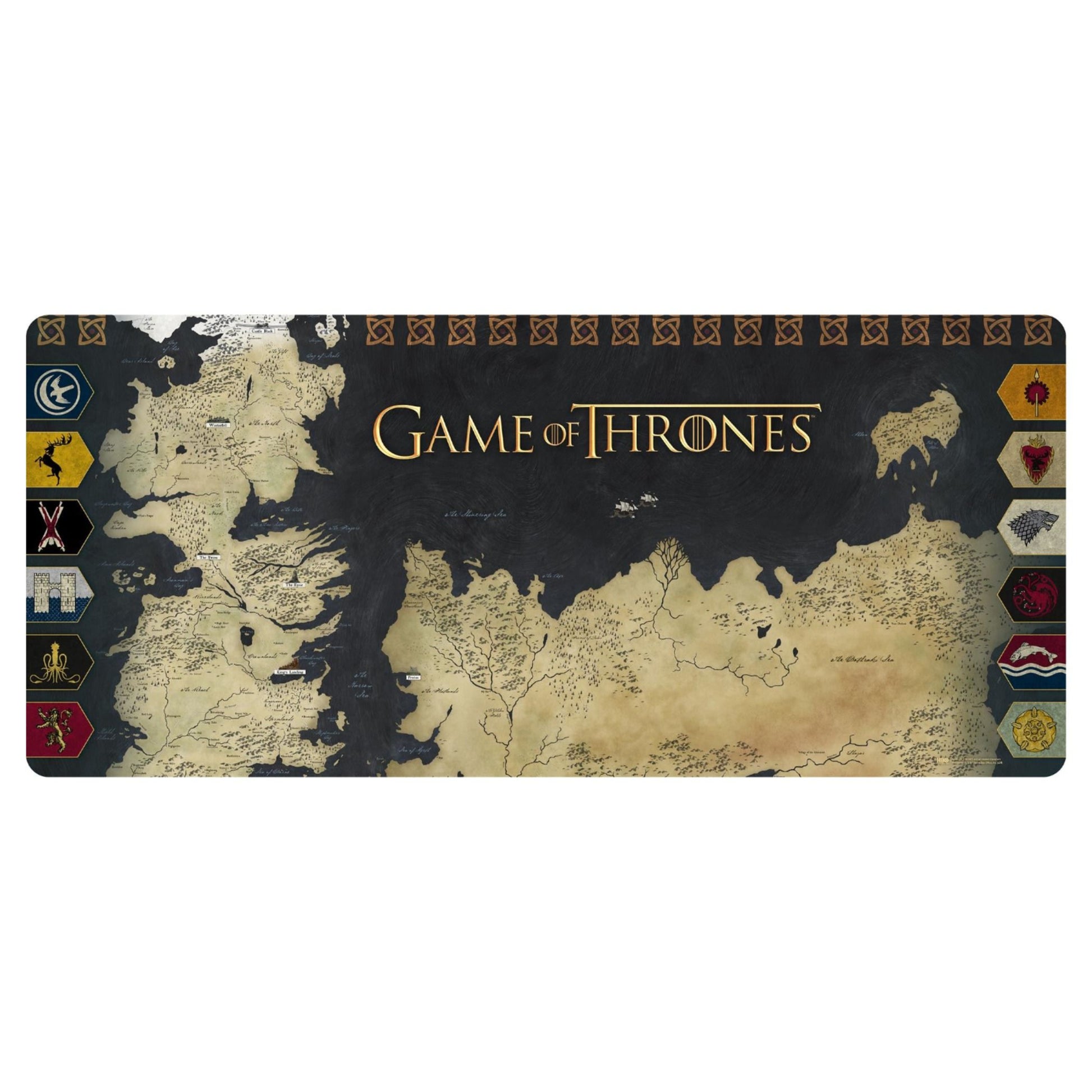 Game of Thrones - Westeros Map - XXL Gaming Mat - Good Games
