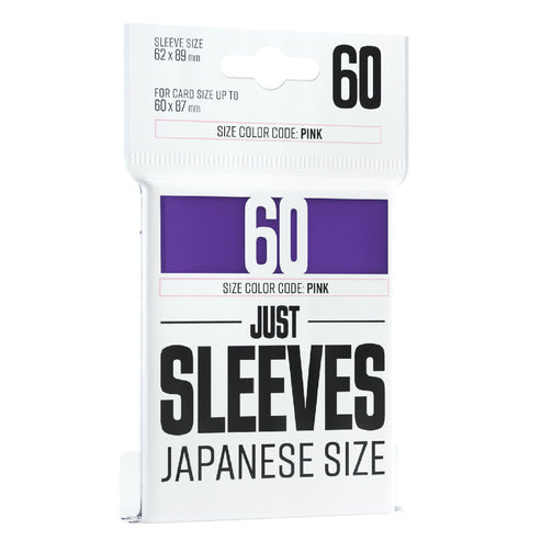 Gamegenic Just Sleeves Japanese Size Purple - Good Games