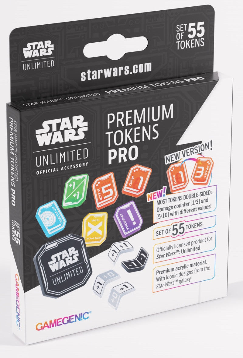 Gamegenic Star Wars Unlimited Acrylic Tokens PRO - Good Games