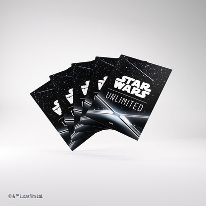 Gamegenic Star Wars Unlimited Art Sleeves - Card Back Black - Good Games