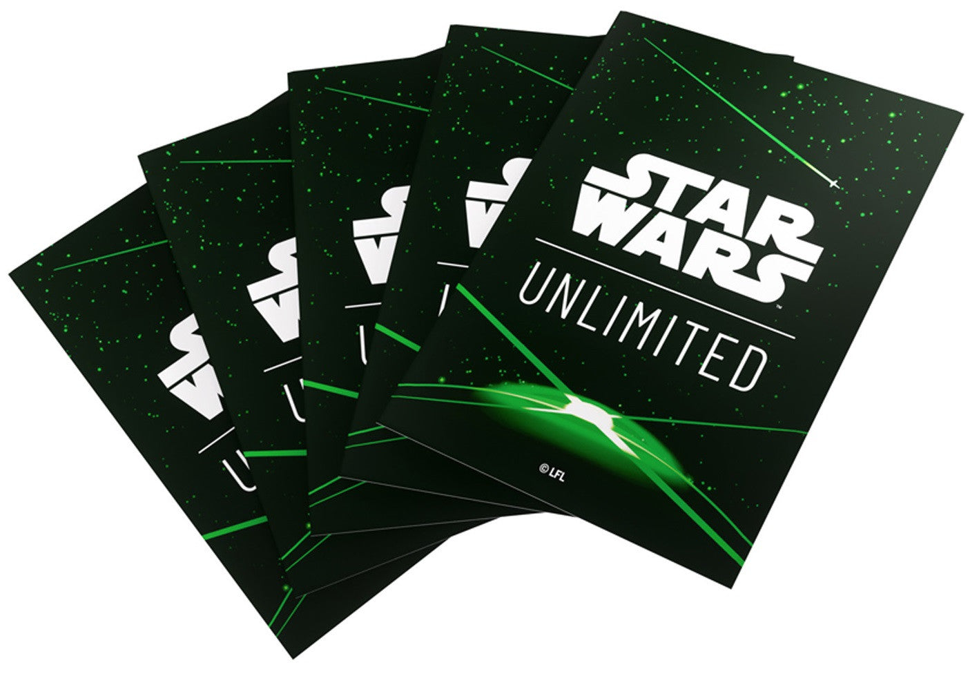Gamegenic Star Wars Unlimited Art Sleeves - Card Back Green - Good Games