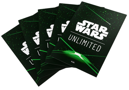 Gamegenic Star Wars Unlimited Art Sleeves - Card Back Green - Good Games