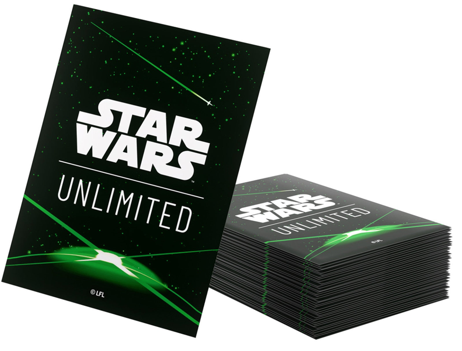 Gamegenic Star Wars Unlimited Art Sleeves - Card Back Green - Good Games
