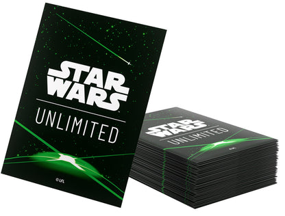 Gamegenic Star Wars Unlimited Art Sleeves - Card Back Green - Good Games