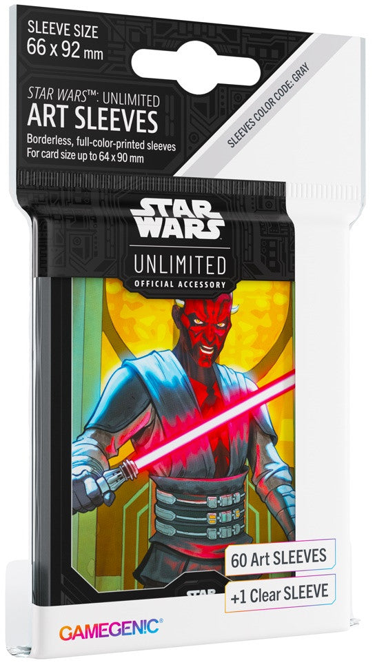 Gamegenic Star Wars Unlimited Art Sleeves - Darth Maul - Good Games
