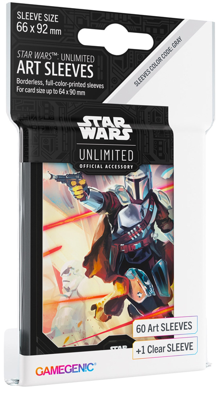Gamegenic Star Wars Unlimited Art Sleeves - Mandalorian - Good Games