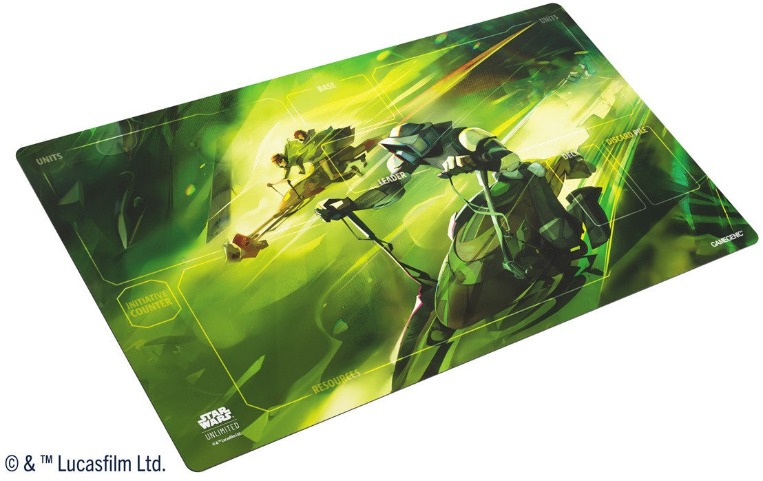 Gamegenic Star Wars Unlimited Game Mat - Speeder Bike Chase - Good Games