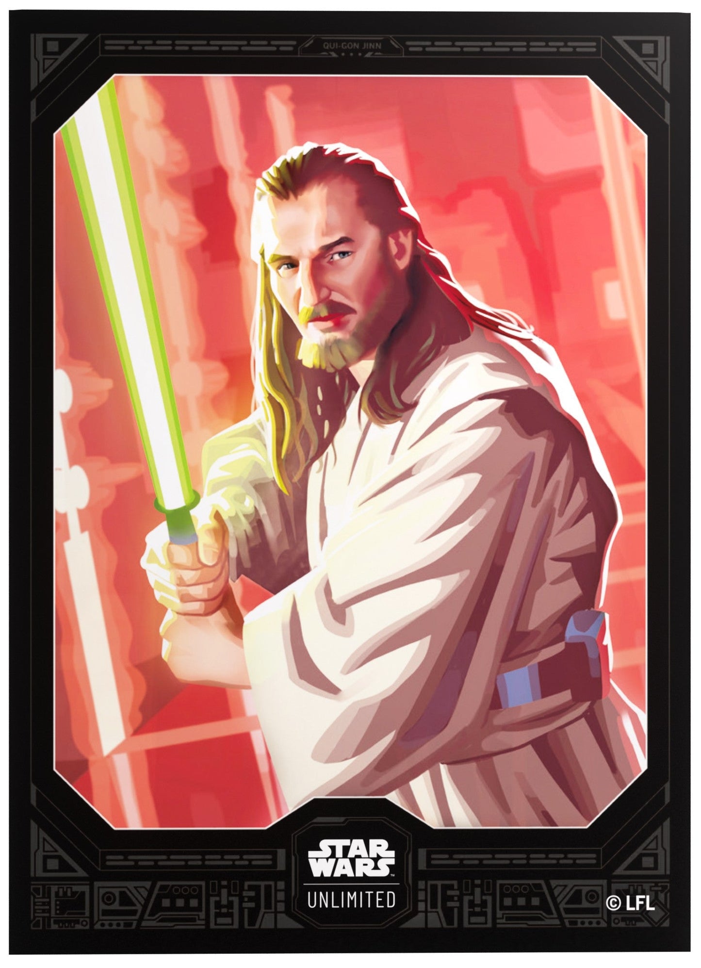 Gamegenic - Star Wars Unlimited Premium Art Sleeves Standard - Qui-Gon Jinn - Good Games
