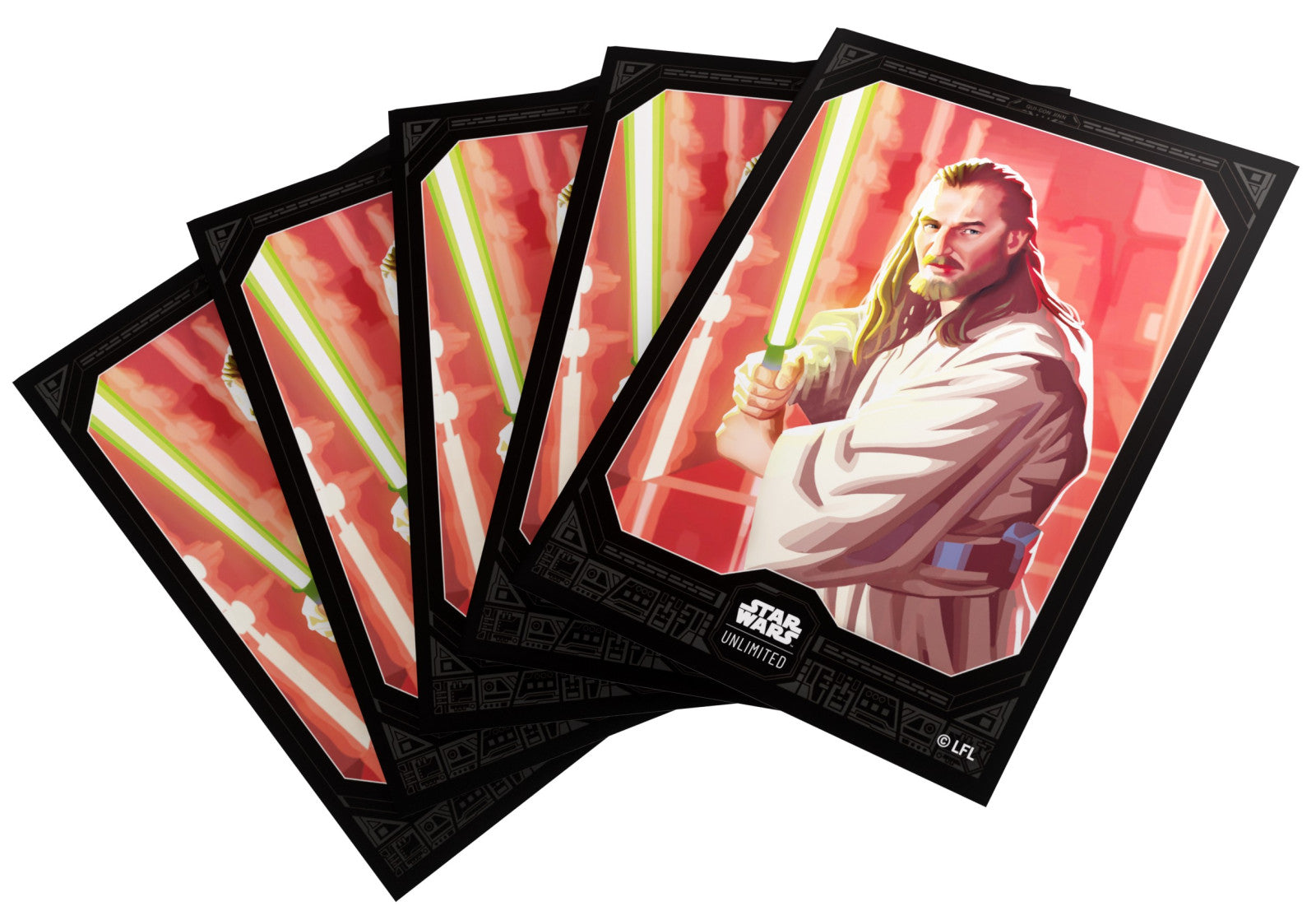 Gamegenic - Star Wars Unlimited Premium Art Sleeves Standard - Qui-Gon Jinn - Good Games