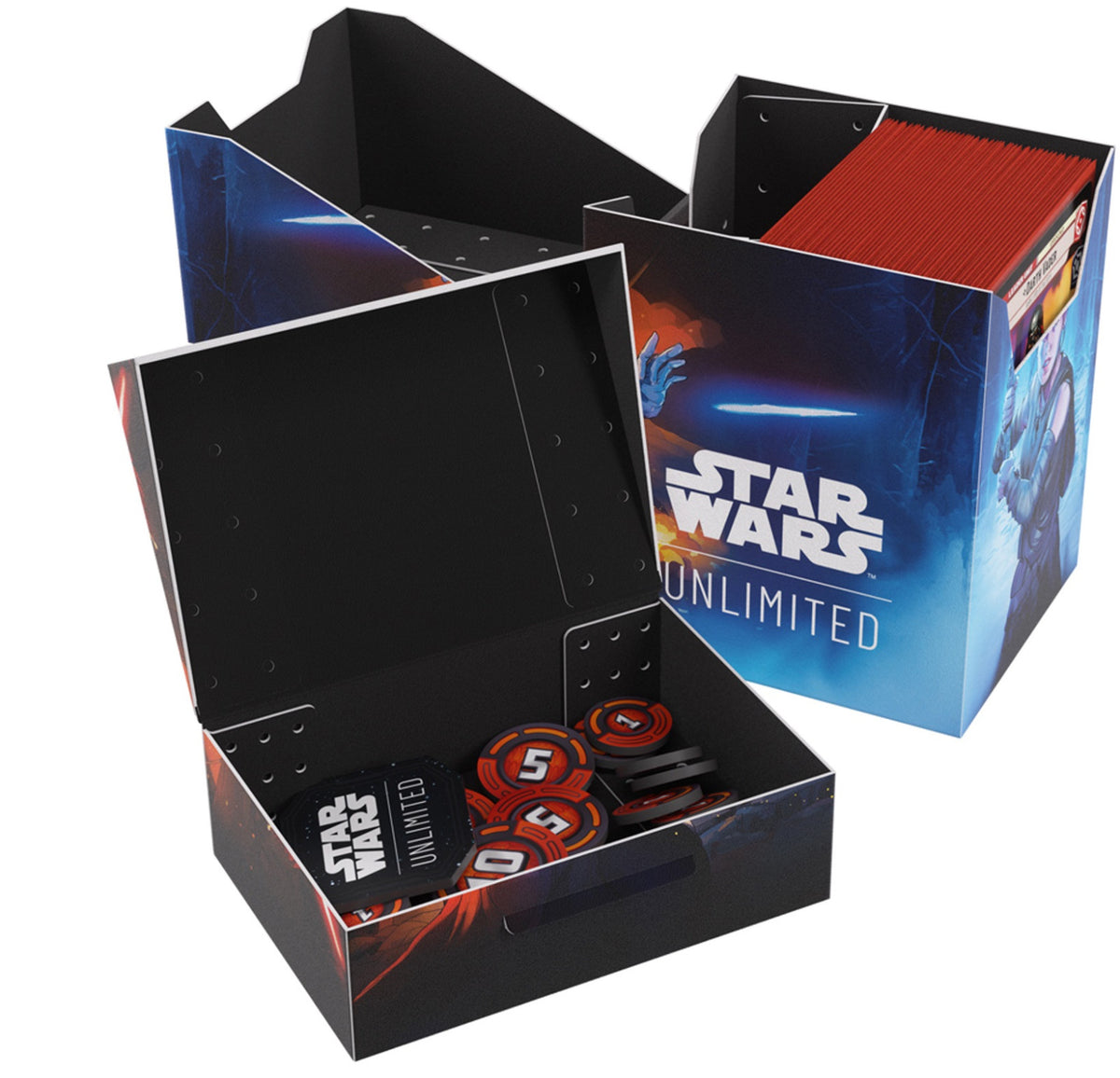 Gamegenic - Star Wars Unlimited Soft Crate - Rey/Kylo Ren