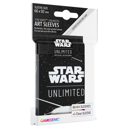 Gamegenic Star Wars Unlimited Art Sleeves - Card Back White - Good Games