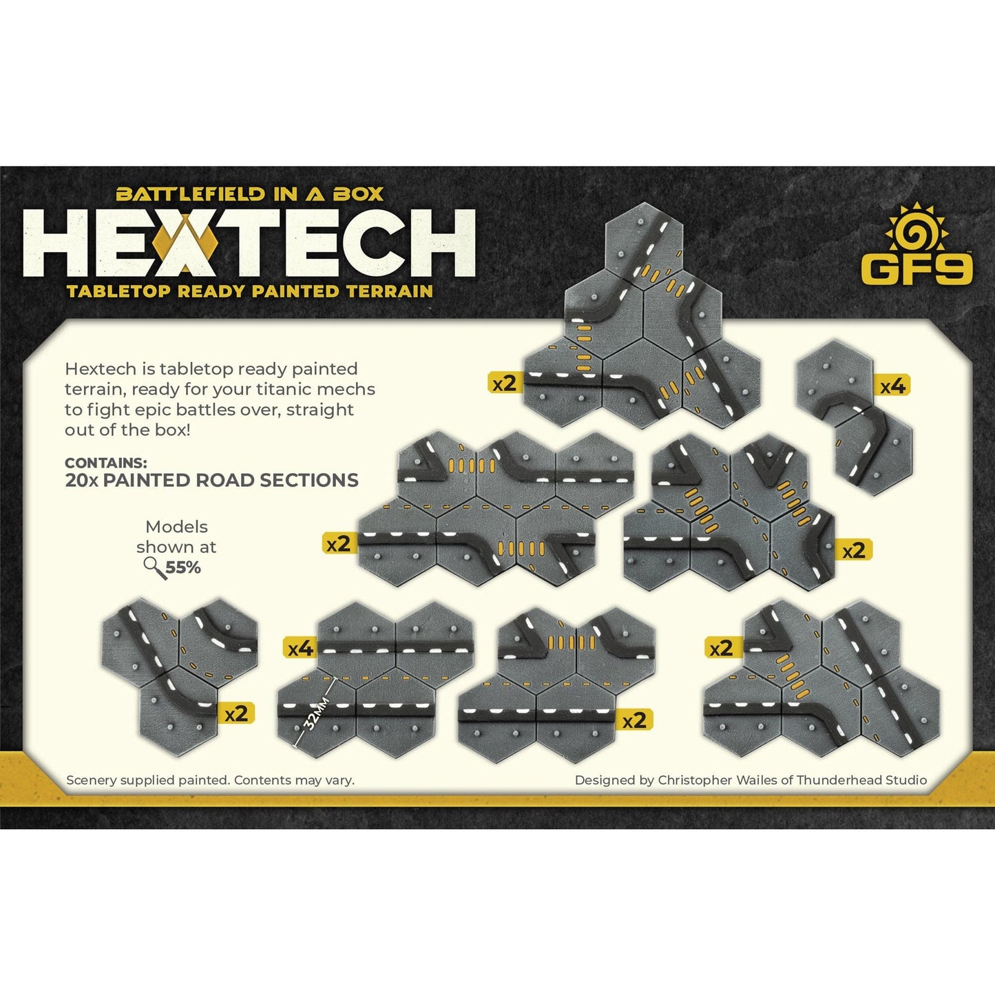 Hextech Terrain: Road Intersection (HEXT19) - Good Games