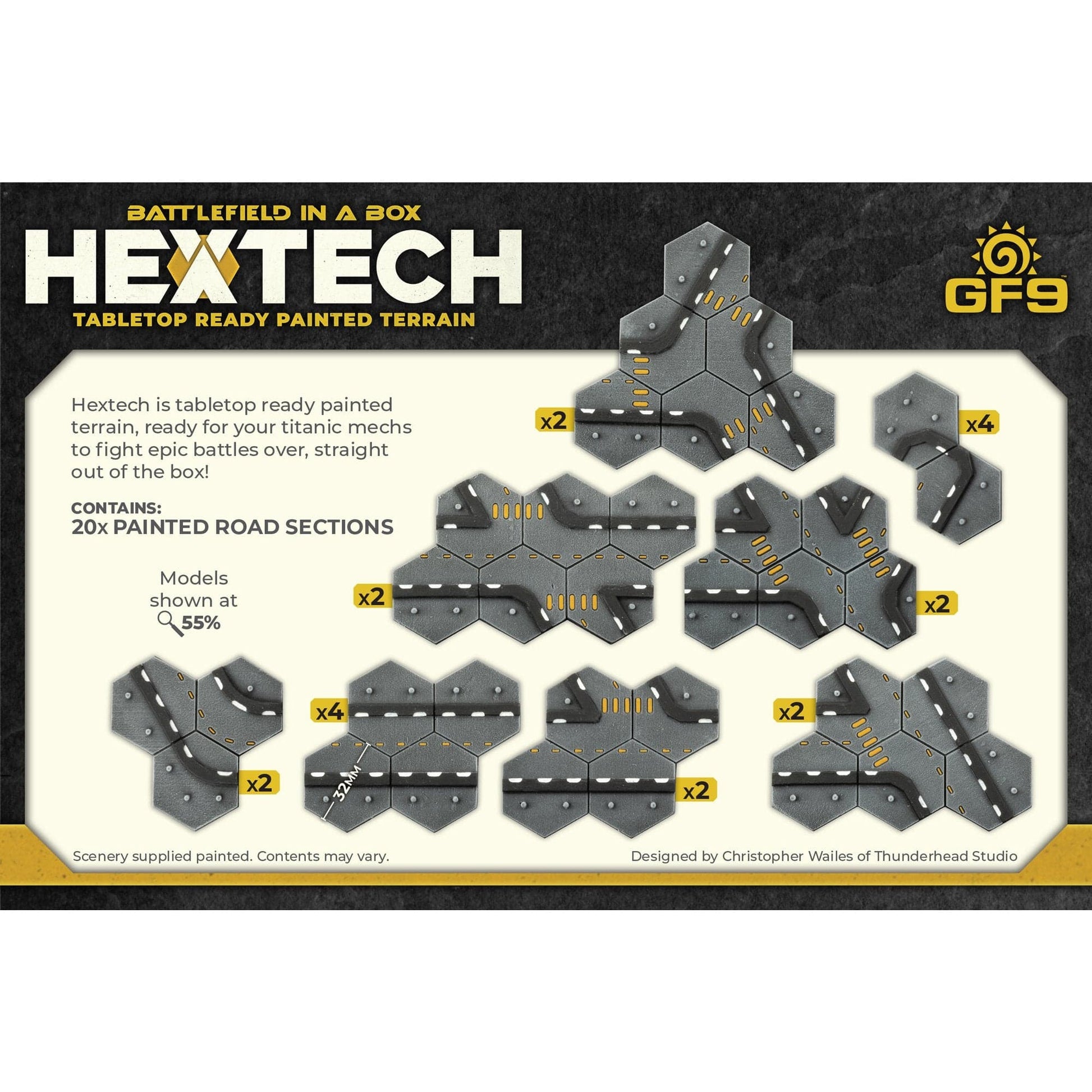Hextech Terrain: Road Intersection (HEXT19) - Good Games