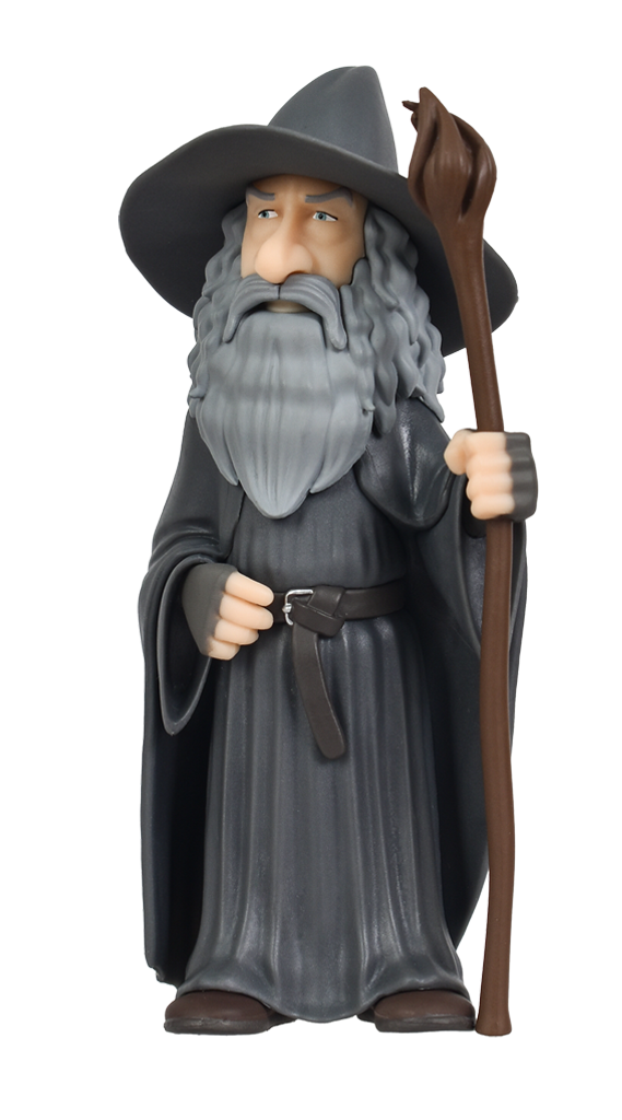 Gandalf Minix figure side profile showing cloak details