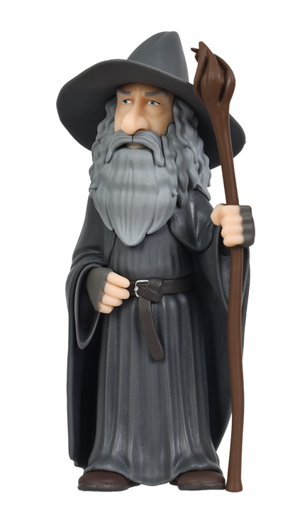 Gandalf Minix figure side profile showing cloak details