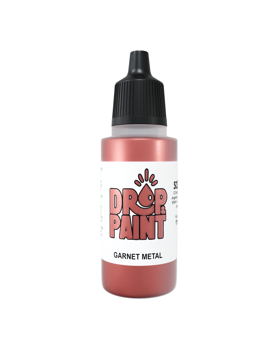 Scale 75 Drop and Paint 17ml - Garnet Metal - Good Games
