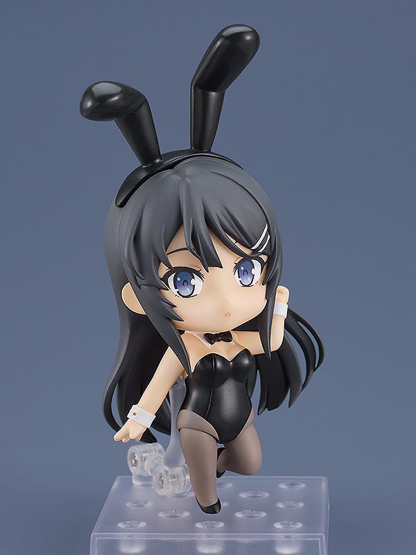 Mai Sakurajima Nendoroid posed with arms crossed and playful smirk