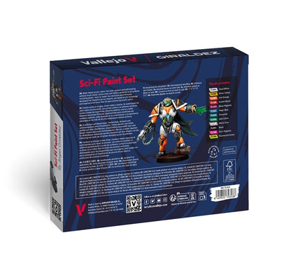Vallejo Game Colour - Sci-Fi Paint Set by Angel Giraldez - Good Games