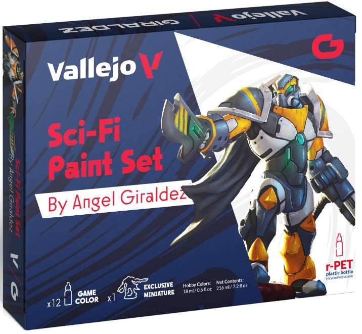 Vallejo Game Colour - Sci-Fi Paint Set by Angel Giraldez