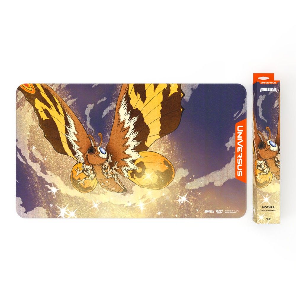 UniVersus, Playmat,Mothra product image showing design and details.