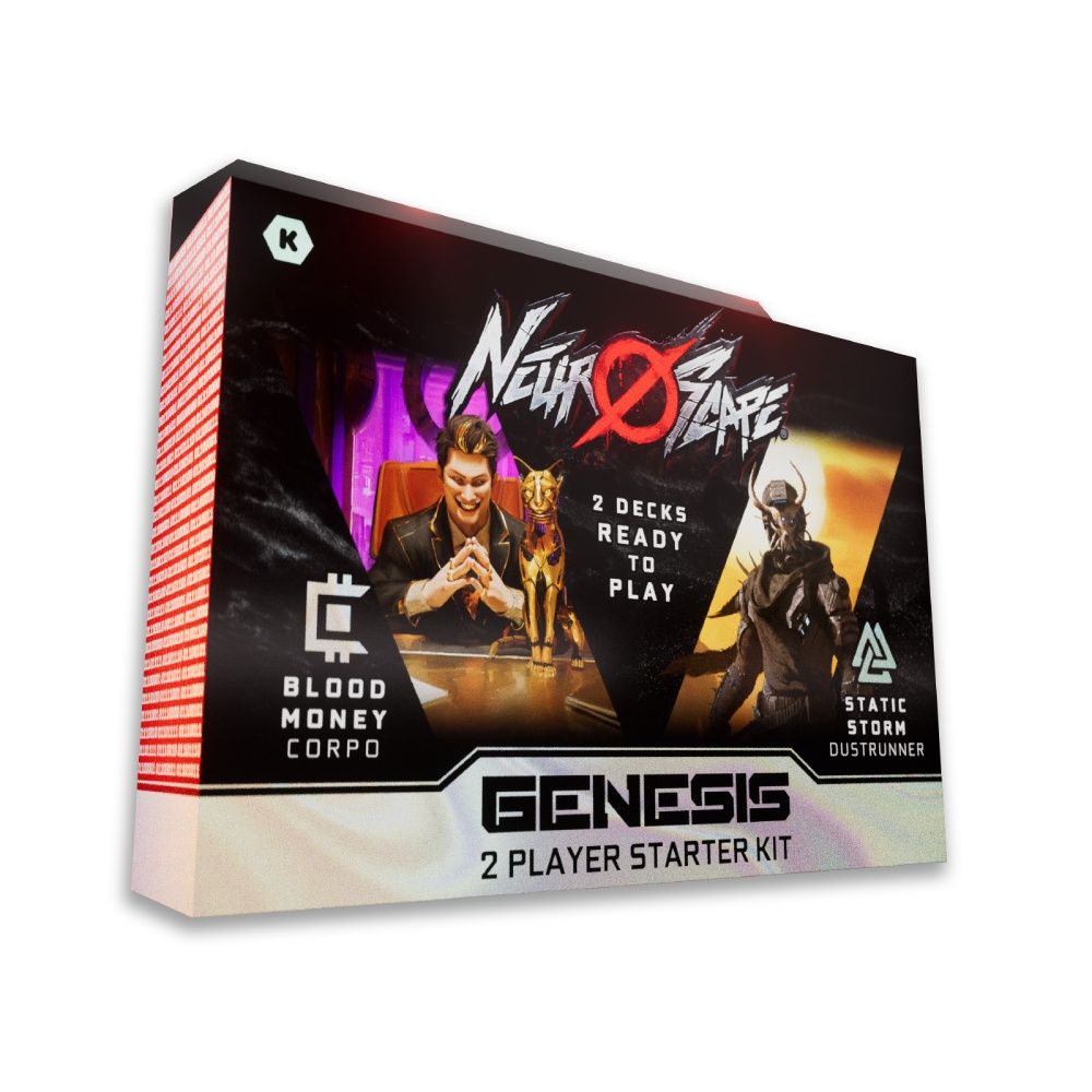 Neuroscape TCG: Genesis – 2-Player Starter Kit: Corpo/Dustrunner (Preorder)