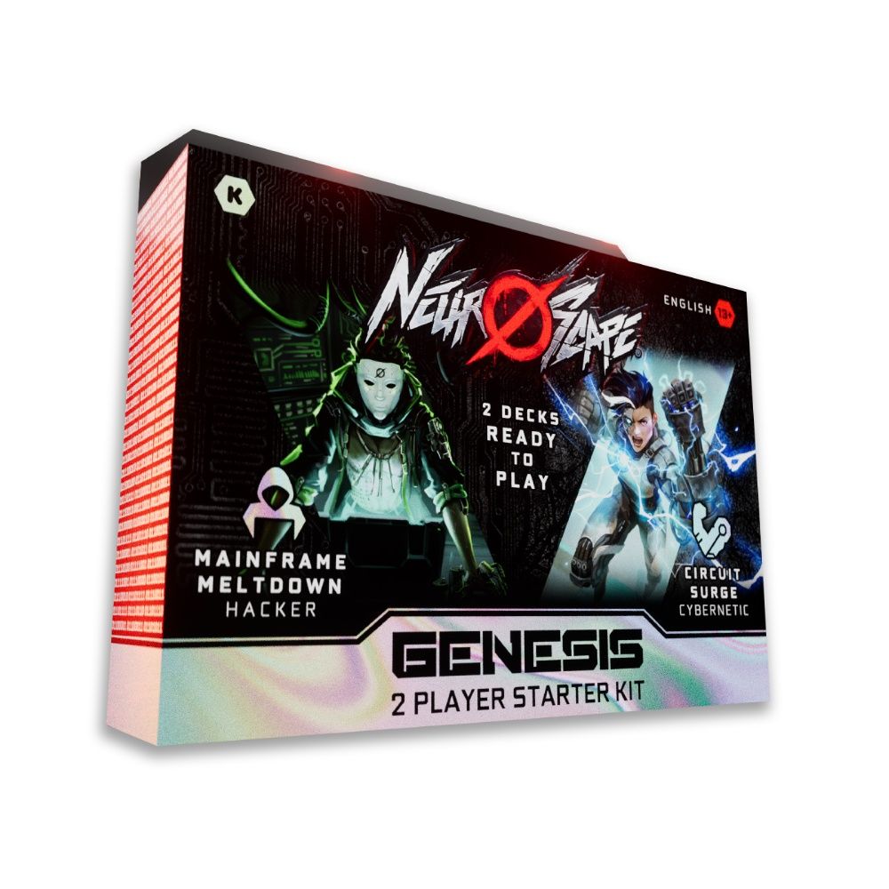 Neuroscape TCG: Genesis – 2-Player Starter Kit: Hacker/Cybernetic (Preorder)