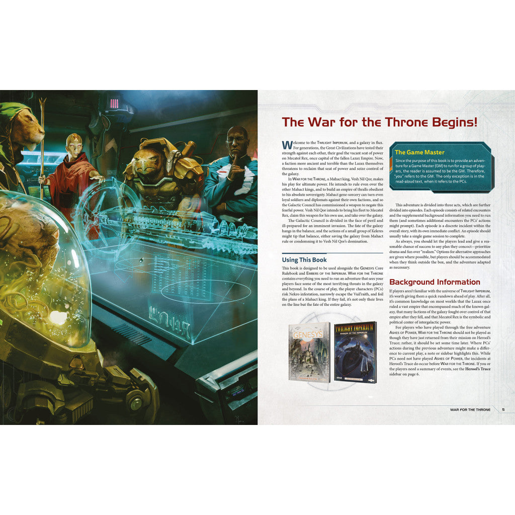 Edge Studio Genesys Twilight Imperium Adventure Book - Good Games