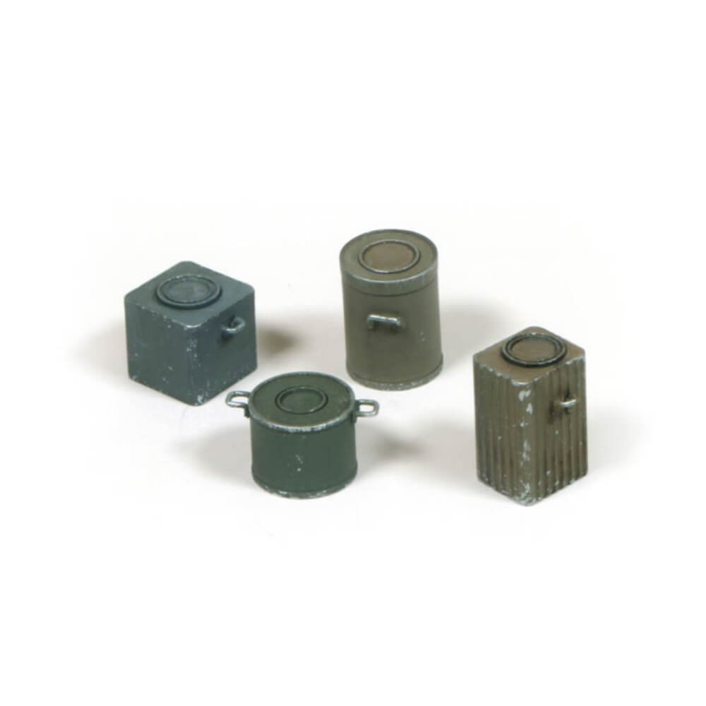 Vallejo - Scenic WWII German Food Containers Diorama Accessory - Good Games