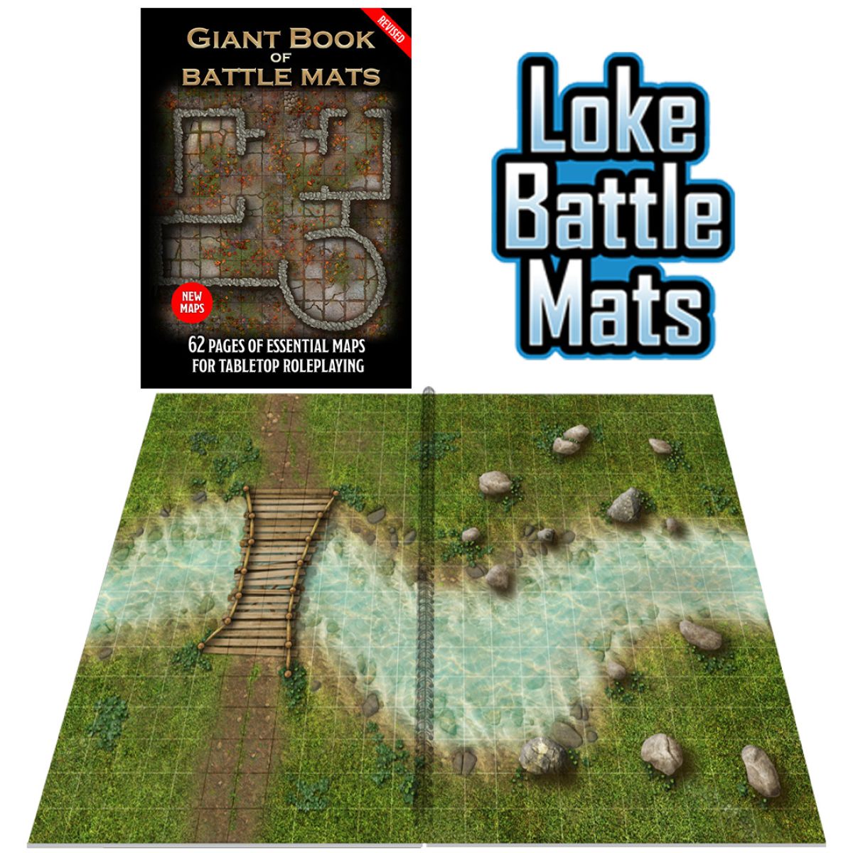 Giant Book of Battle Mats Revised - Good Games
