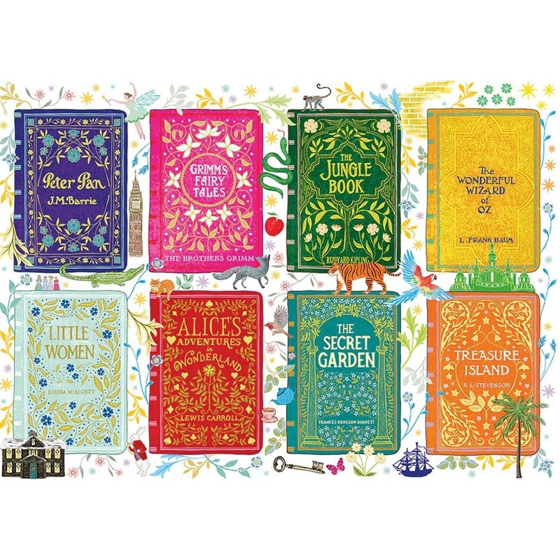 Gibsons - Classic Book Covers Puzzle 1000 Piece Jigsaw - Good Games