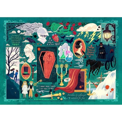 Gibsons - Book Club Gothic Novels 1000 Piece Jigsaw - Good Games