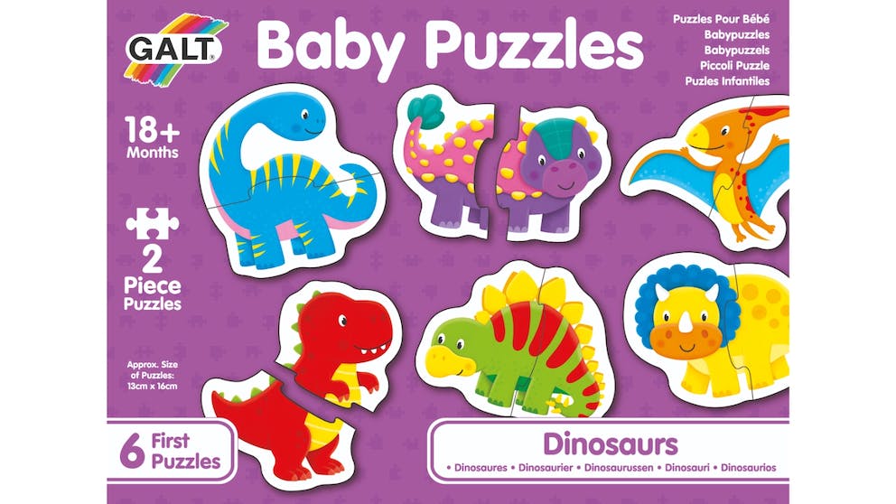 Galt - Baby Puzzles - Dinosaurs 2 Pc - Good Games